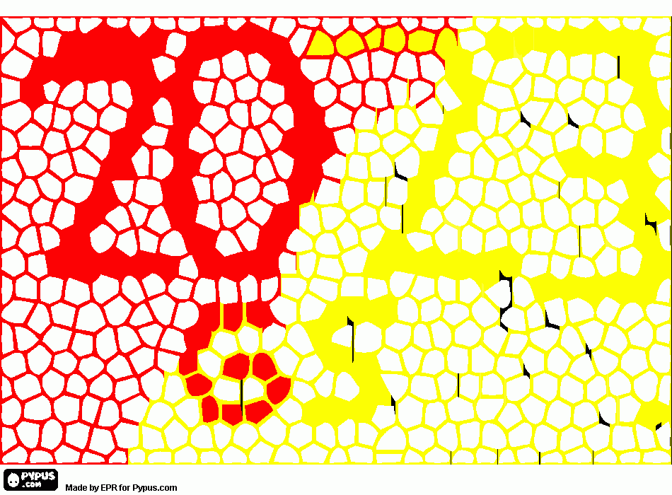 2023 GS mozaiek kleurplaat