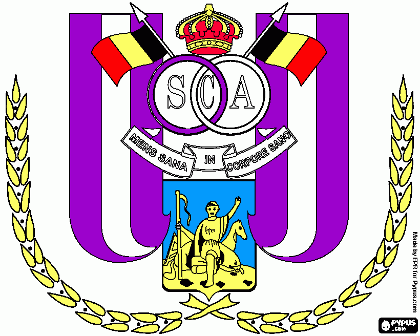 anderlecht kleurplaat