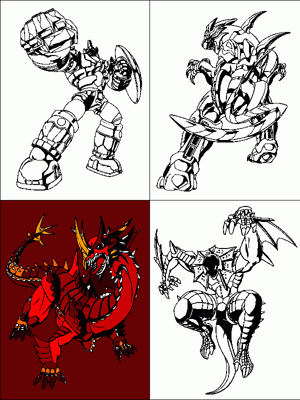 bakugan kleurplaat