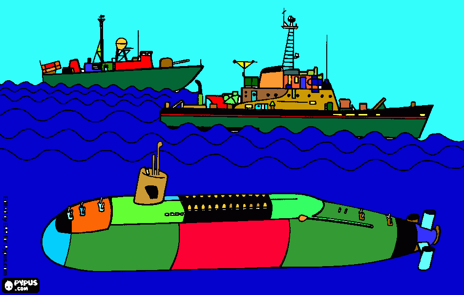 bateau kleurplaat