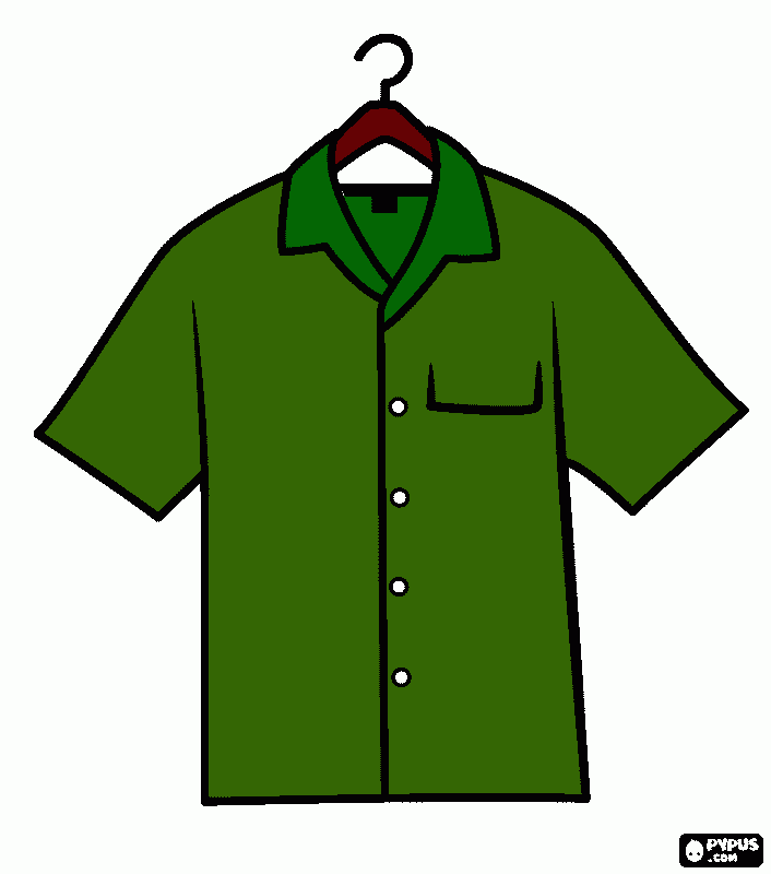 blouse kleurplaat