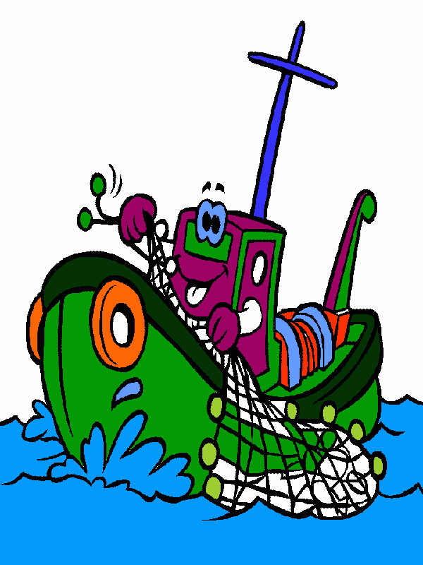 bootje voor lieve pake kleurplaat