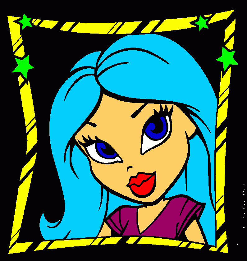 Bratz love kleurplaat