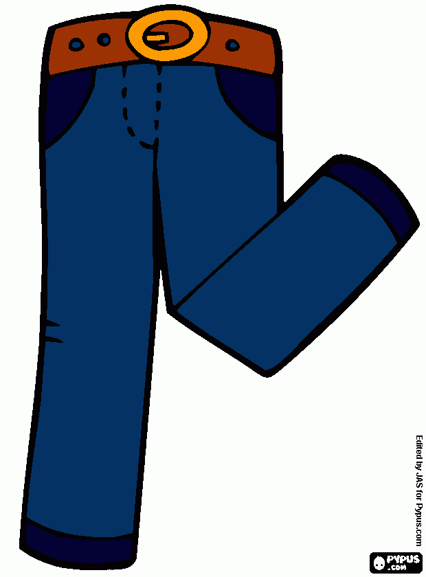broek kleurplaat