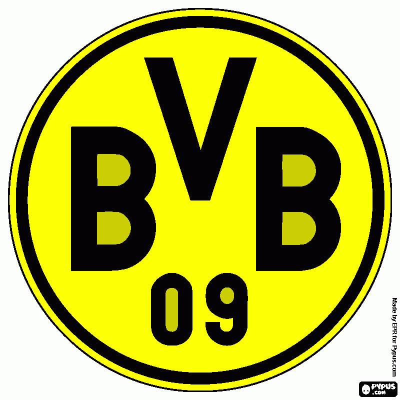 bvb kleurplaat