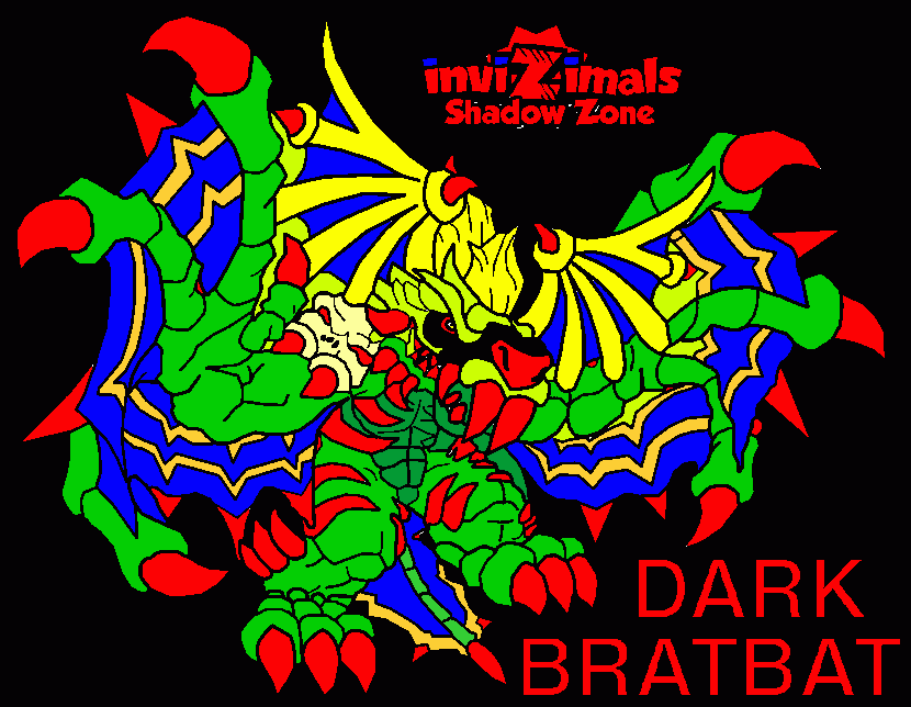 Dark Bratbat kleurplaat
