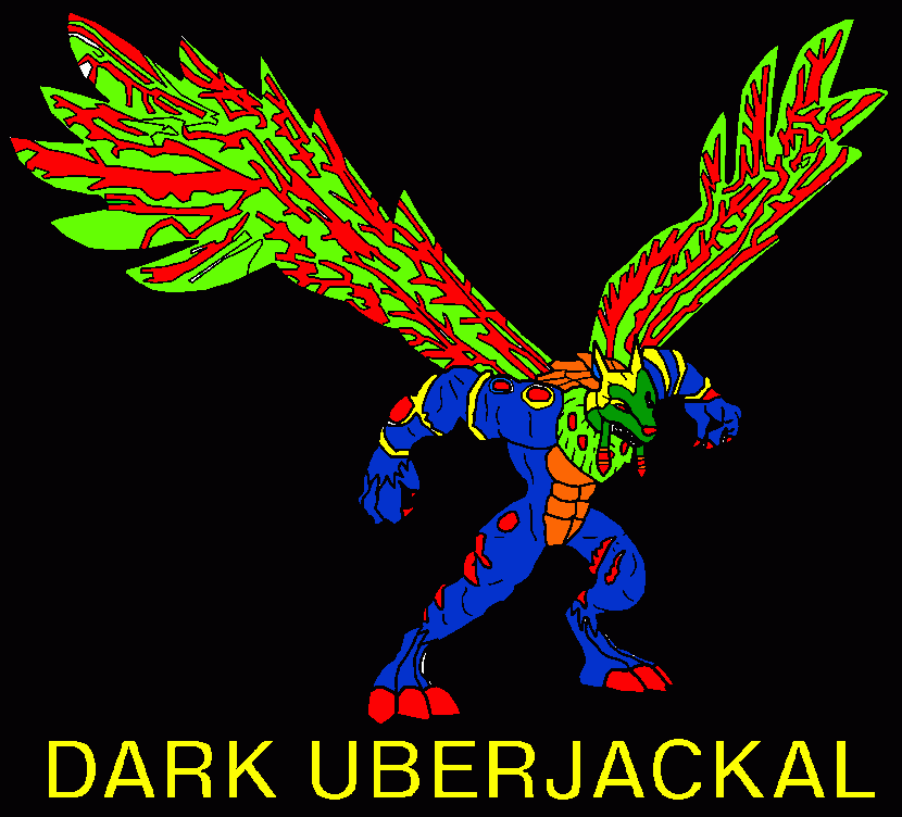 Dark Uberjackal kleurplaat