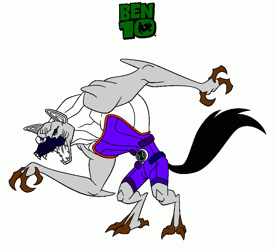 De vos Ben 10 kleurplaat