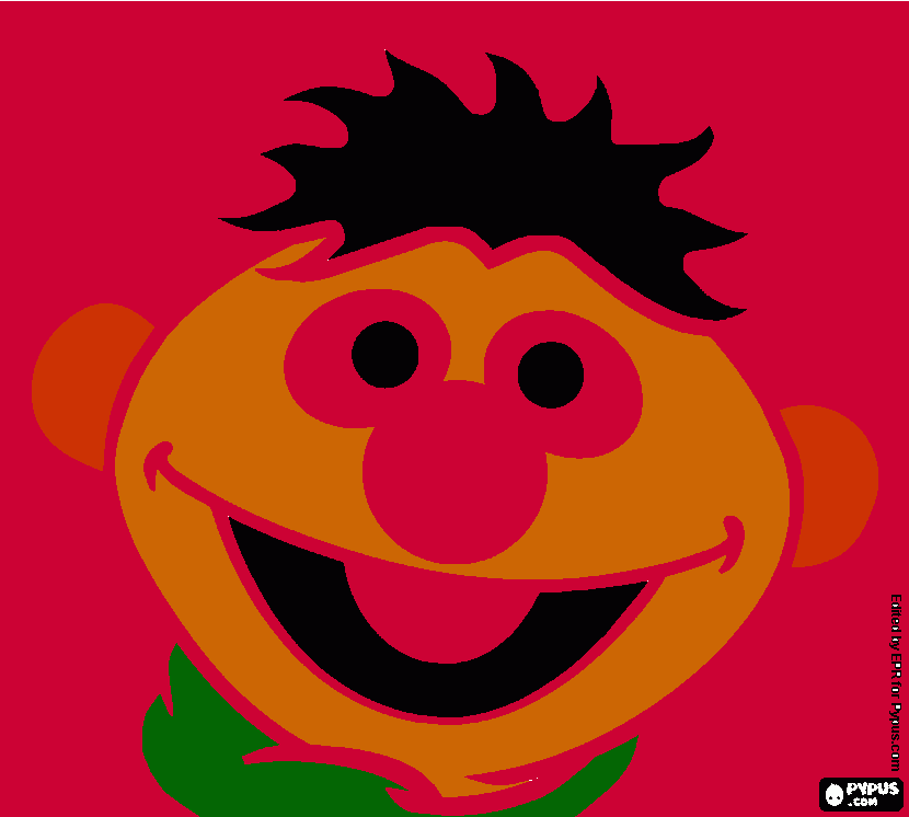 ernie kleurplaat