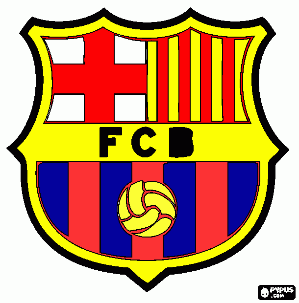 fcb kleurplaat