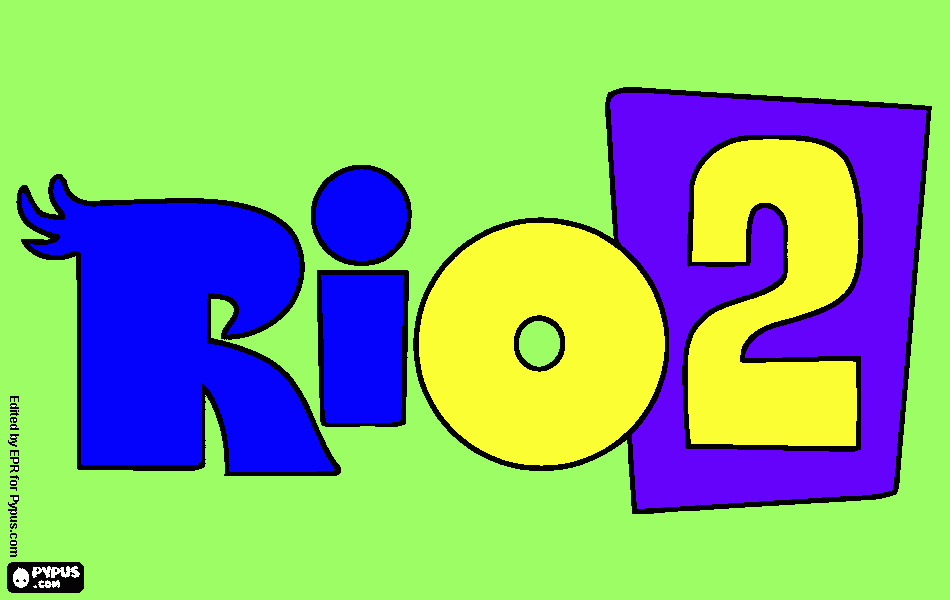 film rio 2 kleurplaat