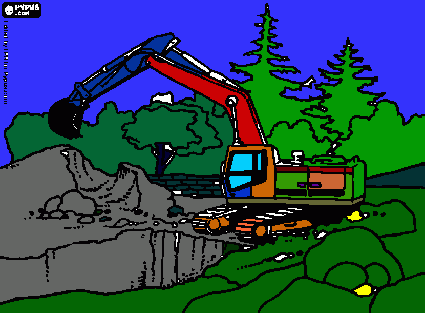 graaf machine kleurplaat
