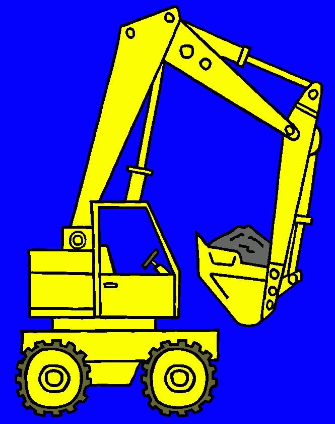 graafmachiene kleurplaat