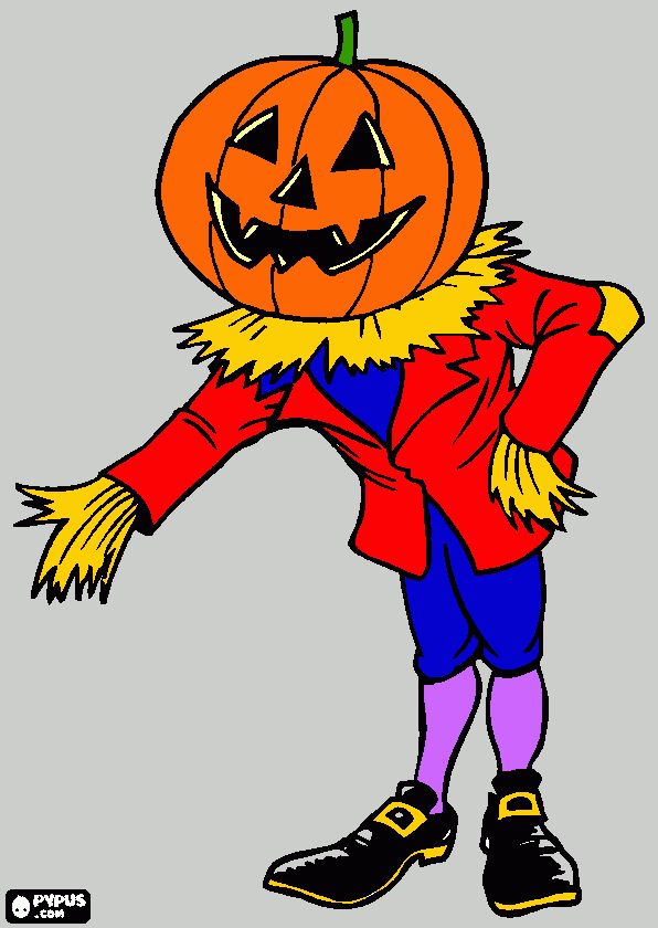 Happy Halloween kleurplaat