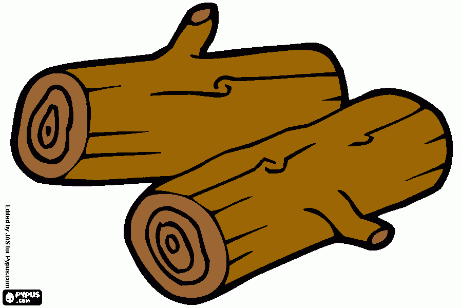 Hout YOLO kleurplaat