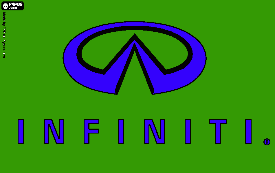 INFINITY kleurplaat