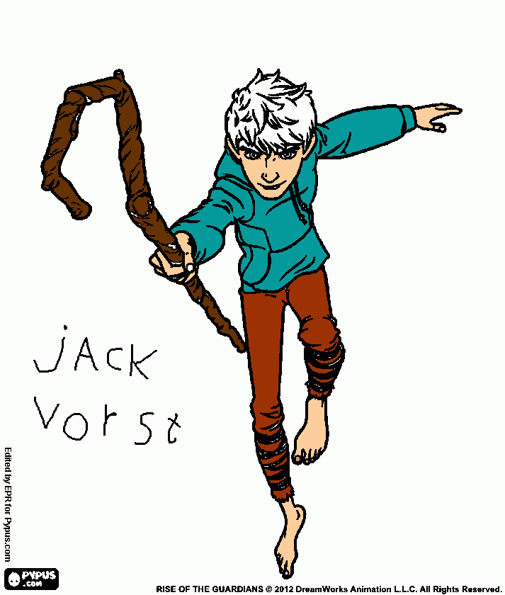 jack vorst kleurplaat