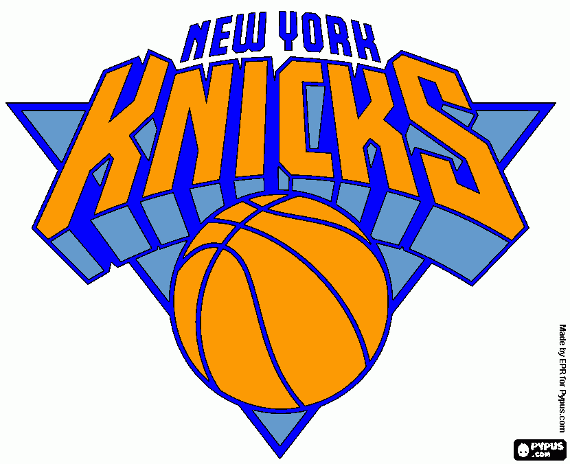 knicks kleurplaat