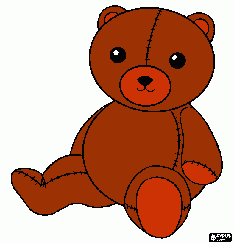knuffels kleurplaat