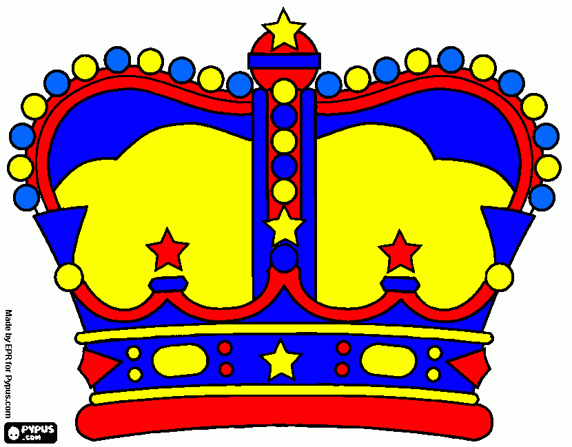 kroon verjaardag papa kleurplaat