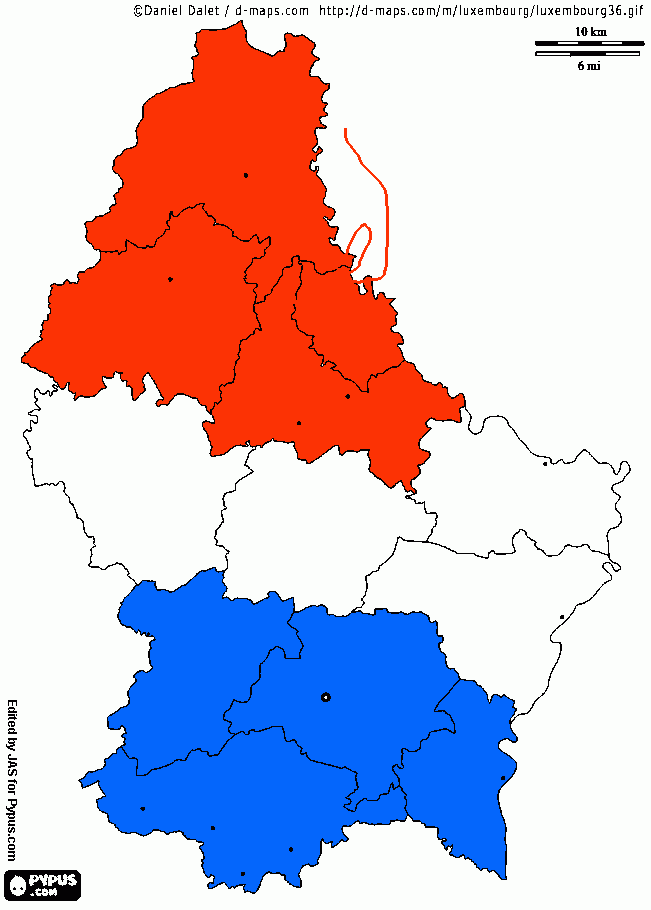Luxemburg kleurplaat
