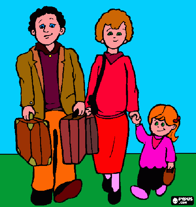 mamie en papie kleurplaat