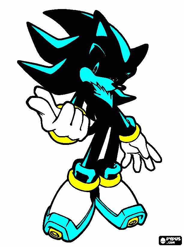 mephiles the dark kleurplaat