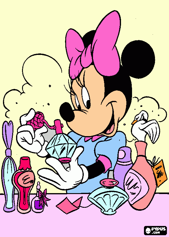 minniemouse kleurplaat