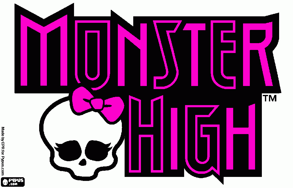 monsters high kleurplaat