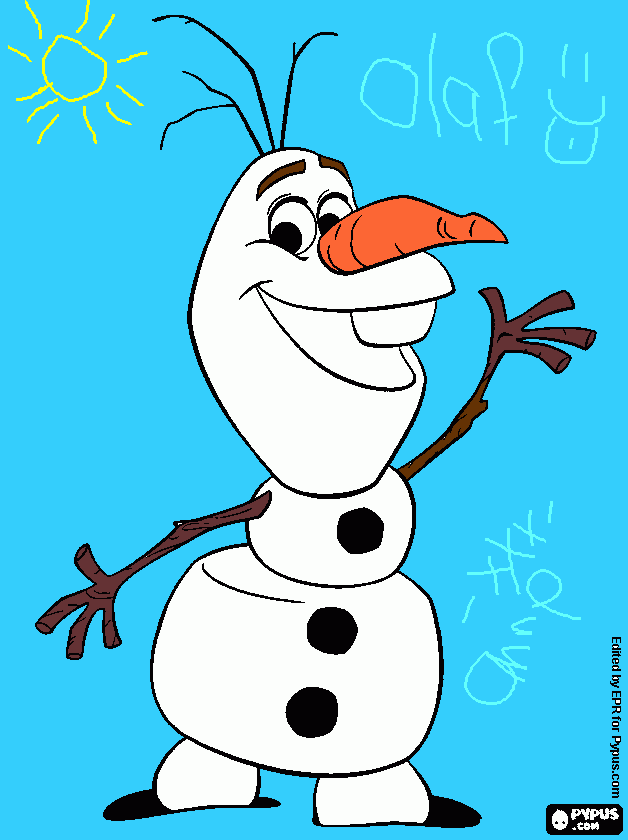 olaf:) kleurplaat