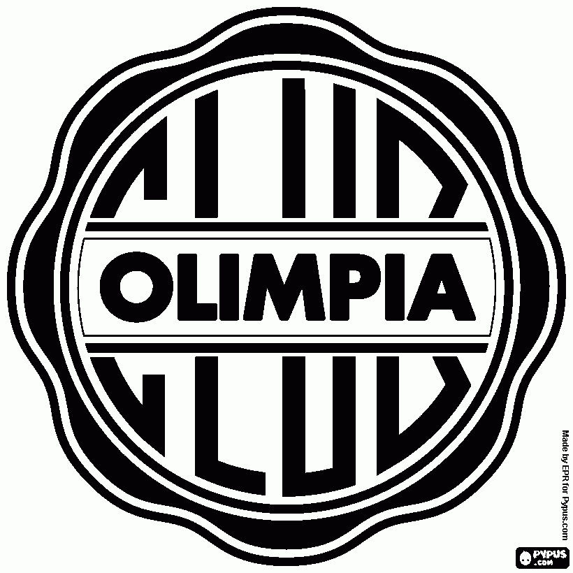 OLIMPIA kleurplaat