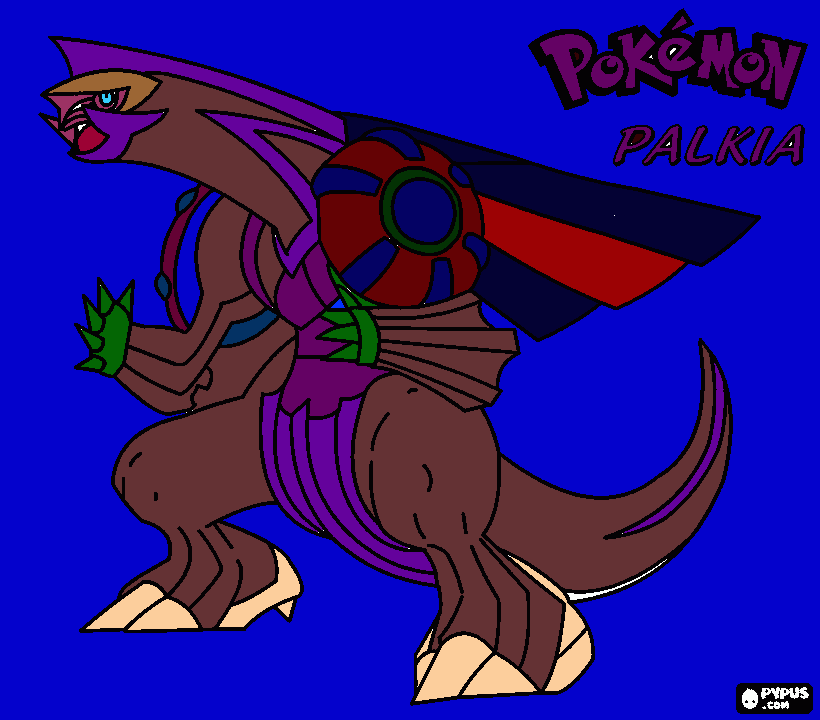 palkia pokemon kleurplaat