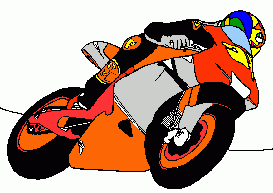repsol/ducati kleurplaat