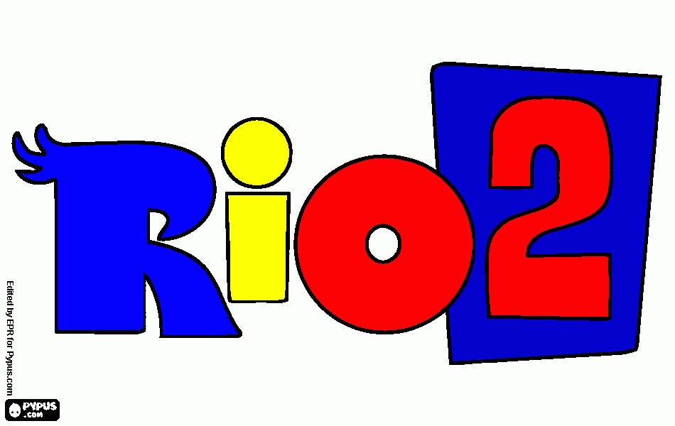 rio2 kleurplaat