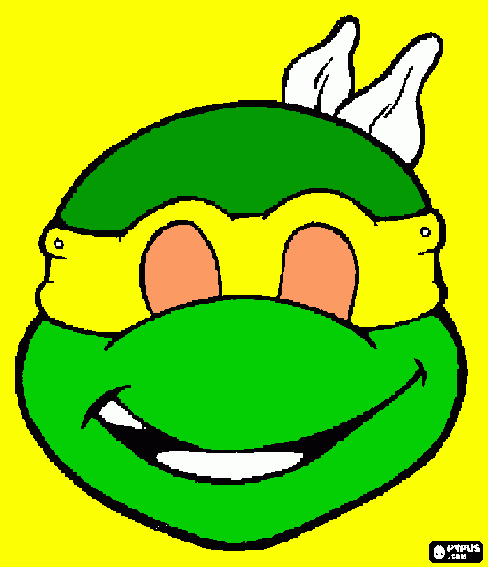 Schildpad kleurplaat
