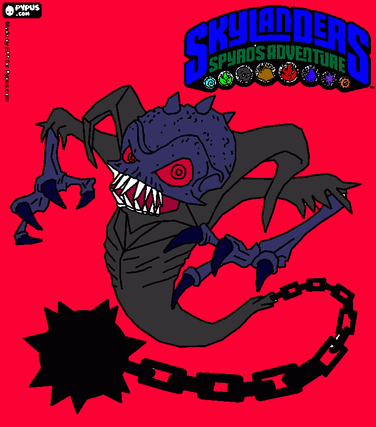 Skylanders 1 kleurplaat