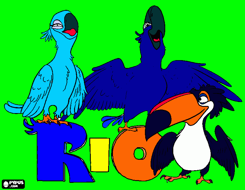 tekening 2 kleurplaat