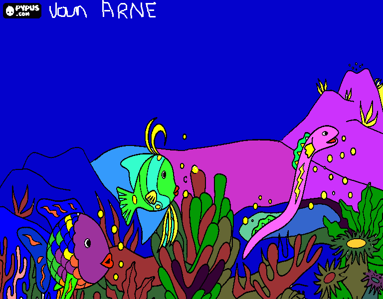tekening Arne kleurplaat