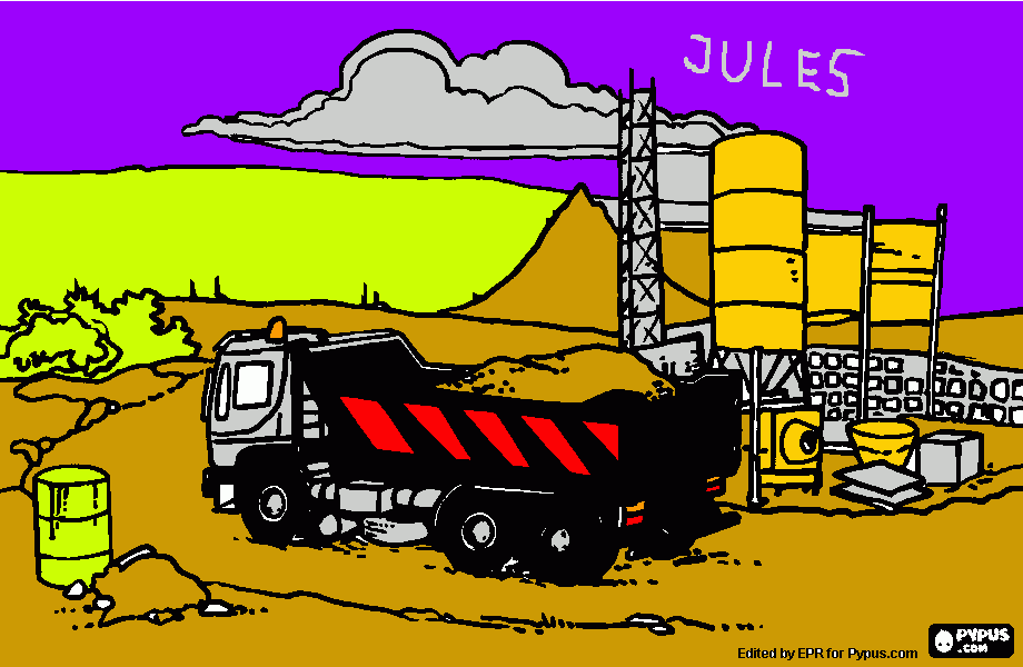 tekening jules kleurplaat