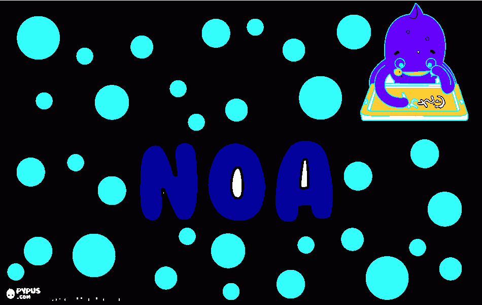 Tekening Noa kleurplaat