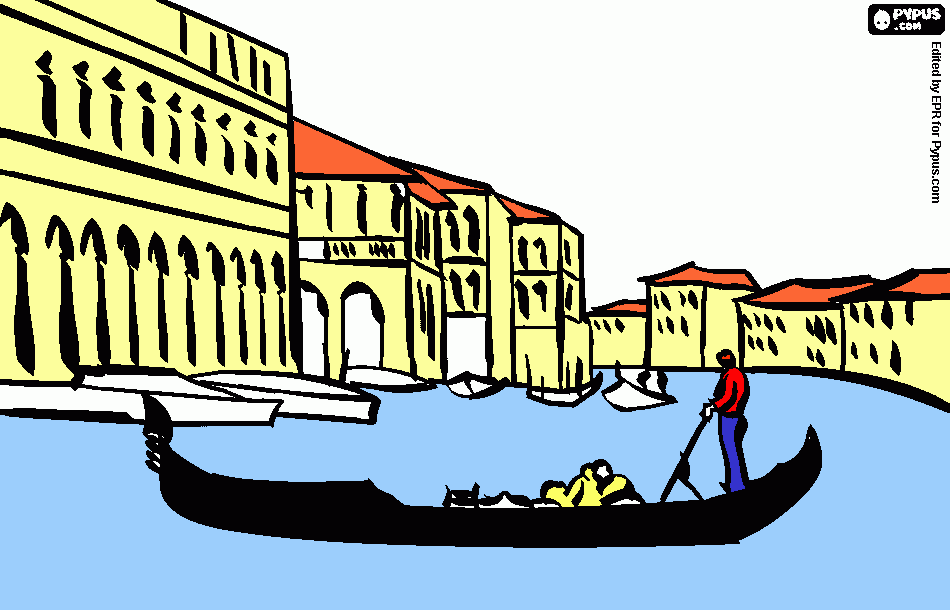 venetie kleurplaat