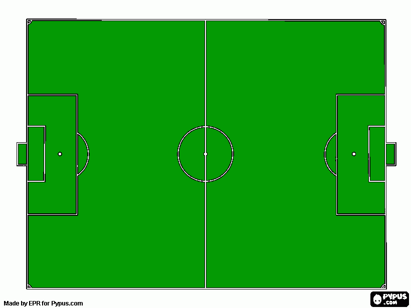 voetbal plaat kleurplaat