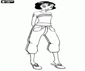 Alex is de meest atletische spion kleurplaat