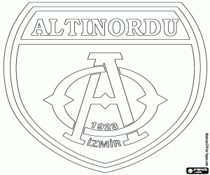 Altınordu FK badge kleurplaat