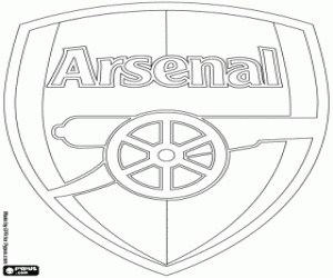 Arsenal logo kleurplaat