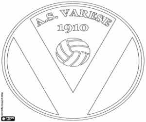 AS Varese 1910 embleem kleurplaat