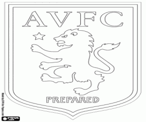 Aston Villa badge kleurplaat