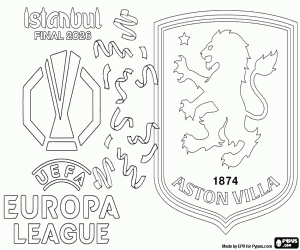 Aston Villa, Europa League 2026 kleurplaat