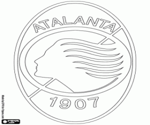Atalanta logo kleurplaat