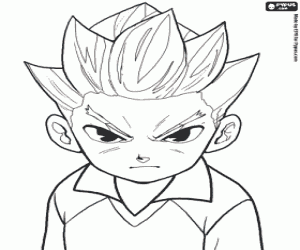Axel Blaze, Inazuma Eleven kleurplaat